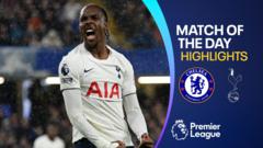 Spurs clinch rare Stamford Bridge win as Palmer sent off