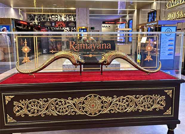 Ramayana Promotion: Lord Ram’s grand bow on display at PVR Palladium in Mumbai